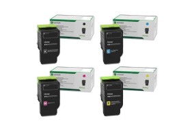 Комплект картриджей Lexmark 74C5HKE + 74C5HCE + 74C5HME + 74C5HYE